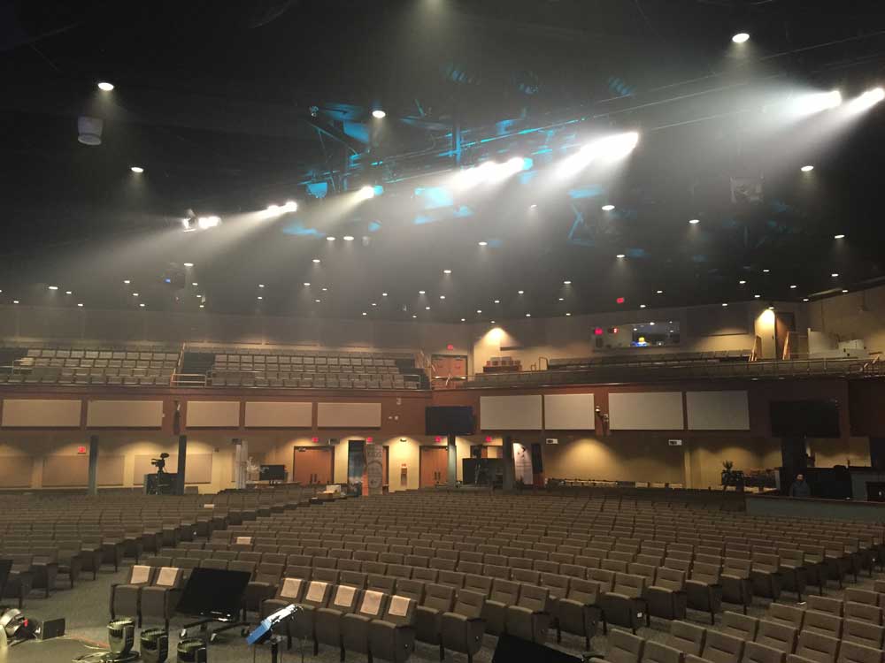 Parkview Christian Church Stage Lighting JRLX